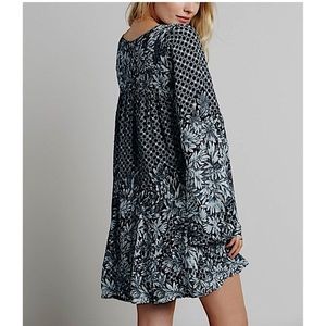 FREE PEOPLE Woven Dress Intricate Swing Tunic